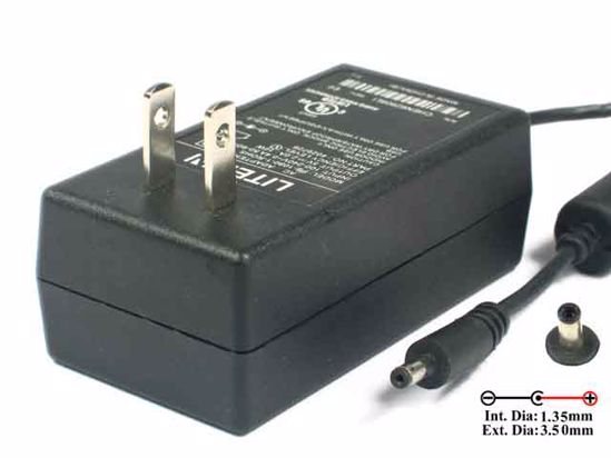 LITE-ON PB-1080-1-ROHS AC Adapter 5V-12V 5V 2A, 3.5/1.35mm, US 2-Pin Plug, New LITE-ON PB-1080-1-ROHS AC Adapter 5V-12V 5V 2A, 3.5/1.35mm, US 2-Pin Plug, New